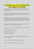 GCH 205 Exam 1 ACTUAL QUESTIONS &NewLine;AND CORRECT ANSWERS