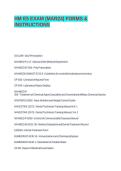 HM E5 EXAM &lpar;MAR24&rpar; FORMS & INSTRUCTIONS