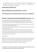 Hawaii Notary Public Exam&NewLine;Advanced Multiple-Choice Question Bank &ndash; Version 3&NewLine;150 Fully Detailed and Complicated Questions with Answers and Rationales