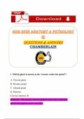 BIOS 255N Anatomy & Physiology III Exam Questions and Answers &lpar;PDF&rpar; &vert; 2026 &vert; Chamberlain Study Guide