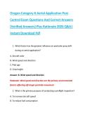 Oregon Category K Aerial Application Pest &NewLine;Control Exam Questions And Correct Answers &NewLine;&lpar;Verified Answers&rpar; Plus Rationale 2026 Q&A&vert; &NewLine;Instant Download Pdf