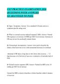 CET PRACTICE EXAMINATION 2026 &NewLine;QUESTIONS WITH ANSWERS &NewLine;GUARANTEED TO PASS&period;