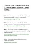 CFI FMVA EXAM 2 2026 FINAL REVIEW PACK &NewLine;COMPLETE QUESTION SET AND CORE &NewLine;CONCEPT SUMMARY