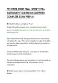 CFI FMVA EXAM 2 2026 PRACTICE TEST &NewLine;QUESTIONS AND DETAILED FINANCIAL &NewLine;ANALYSIS BREAKDOWN FULL REVIEW
