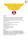 MRCP&lpar;UK&rpar; PART 2 WRITTEN EXAMINATION QUESTIONS AND CORRECT DETAILED  ANSWERS WITH RATIONALES  100&percnt; GUARANTEED PASS&excl;&excl;  <LATEST VERSION>