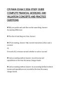 CFI FMVA EXAM 2 2026 STUDY GUIDE &NewLine;COMPLETE FINANCIAL MODELING AND &NewLine;VALUATION CONCEPTS AND PRACTICE &NewLine;QUESTIONS