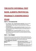 2026&sol;2027 Alberta Provincial Pharmacy Jurisprudence Exam&colon; S-Tier Elite Test Bank &vert; 69&plus; Scenario-Based Q&A with Rationales