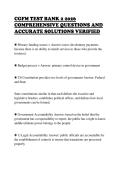 CGFM TEST BANK 2 2026 &NewLine;COMPREHENSIVE QUESTIONS AND &NewLine;ACCURATE SOLUTIONS VERIFIED