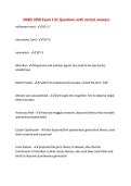 MIBO 3500 Exam 1 &num;1 Questions with correct answers&NewLine;
