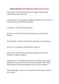 MIBO 3500 Exam 8 &num;1 Questions with correct answers
