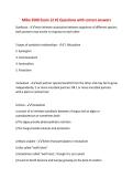 Mibo 3500 Exam 12 &num;1 Questions with correct answers