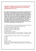 PADI OPEN WATER EXAM 200 ACTUAL QUESTIONS AND &NewLine;CORRECT ANSWERS WITH RATIONALE LATEST 2026 &NewLine;ASSURED PASS&excl;&excl;&excl;&excl;&excl;&excl;&excl;&excl;&excl;&excl;&excl;&excl;&excl;&excl;&excl;&excl;&excl; 