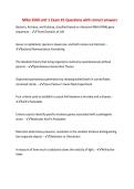Mibo 3500 unit 1 Exam &num;1 Questions with correct answers