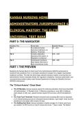 2026&sol;2027 S-Tier Kansas Nursing Home Administrator &lpar;BACHA&rpar; Jurisprudence Elite Test Bank - 33&plus; Q&A