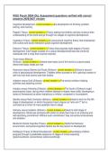 WGU Psych D094 Obj&period; Assessment questions verified with correct &NewLine;answers 2026&sol;2027 version