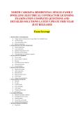 NORTH CAROLINA RESIDENTIAL SINGLE-FAMILY &NewLine;DWELLING ELECTRICAL CONTRACTOR LICENSING &NewLine;EXAMINATION COMPLETE QUESTIONS AND &NewLine;DETAILED SOLUTIONS LATEST UPDATE THIS YEAR &NewLine;JUST RELEASED