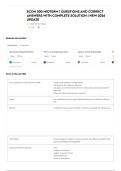 ECON 300 MIDTERM 1 QUESTIONS AND CORRECT ANSWERS WITH COMPLETE SOLUTION &vert; NEW 2026 UPDATE