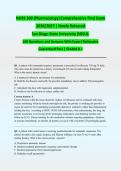 NURS 300 Pharmacology Comprehensive Final Exam 2026&sol;2027 &vert; Newly Released &vert; Actual Exam &vert; SDSU &vert; 100 Q&A with Expert Rationales &vert; Guaranteed Pass - A&plus; Graded&NewLine;&NewLine;