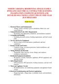 NORTH CAROLINA RESIDENTIAL SINGLE-FAMILY &NewLine;DWELLING ELECTRICAL CONTRACTOR LICENSING &NewLine;EXAMINATION COMPLETE QUESTIONS AND &NewLine;DETAILED SOLUTIONS LATEST UPDATE THIS YEAR &NewLine;JUST RELEASED 