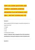 FDNY A35 EXAM QUESTIONS AND &NewLine;CORRECT ANSWERS &lpar;VERIFIED &NewLine;ANSWERS&rpar; PLUS RATIONALES 2027 &NewLine;Q&A &vert; INSTANT DOWNLOAD PDF 