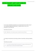PSYCH 309 EXAM 1 QUESTIONS AND CORRECT ANSWERS