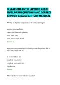 JB LEARNING EMT CHAPTER 13 SHOCK&NewLine;FINAL PAPER QUESTIONS AND CORRECT&NewLine;ANSWERS GRADED A&plus; STUDY MATERIAL