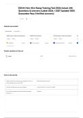EGOM New Hire Ramp Training Test 2026 Actual with Questions & Answers &lpar;Latest 2026 &sol; 2027 Update&rpar; 100&percnt; Guarantee Pass &lpar;Verified Answers&rpar;