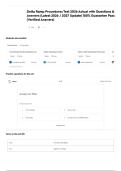 Delta Ramp Procedures Test 2026 Actual with Questions & Answers &lpar;Latest 2026 &sol; 2027 Update&rpar; 100&percnt; Guarantee Pass &lpar;Verified Answers&rpar;