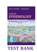 GORDIS EPIDEMIOLOGY 6TH EDITION CELENTANO TEST BANK&NewLine;COMPLETE TEST BANK&colon; CHAPTERS 1-20 &NewLine;