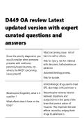 WGU D447 EXAMS COMPILATION BUNDLE 