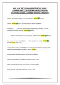 WGU D236 PATHOPHYSIOLOGY STUDY GUIDE &vert; COMPREHENSIVE QUESTIONS AND DETAILED VERIFIED SOLUTIONS&vert;GRADED A&plus;&vert;NEWEST 2026&sol;2027 UPDATE&excl;&excl;&excl;&excl;