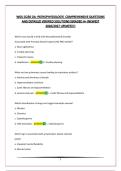 WGU D236 OA -PATHOPHYSIOLOGY&vert; COMPREHENSIVE QUESTIONS AND DETAILED VERIFIED SOLUTIONS&vert;GRADED A&plus;&vert;NEWEST 2026&sol;2027 UPDATE&excl;&excl;&excl;&excl;