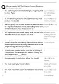 Massachusetts MAP Certification Pretest Questions 2025&sol;2026 &sol; Score 100&percnt; &sol; New Version Study Guide &sol; Medication Administration Program Exam Prep