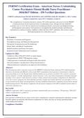 PMHNP Certification Exam - American Nurses Credentialing&NewLine;Center Psychiatric-Mental Health Nurse Practitioner &NewLine;2026&sol;2027 Edition - 250 Verified Questions