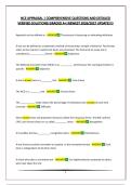 NCE APPRAISAL &vert; COMPREHENSIVE QUESTIONS AND DETAILED VERIFIED SOLUTIONS&vert;GRADED A&plus;&vert;NEWEST 2026&sol;2027 UPDATE&excl;&excl;&excl;&excl;