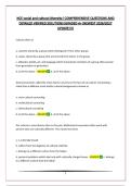 NCE social and cultural diversity&vert; COMPREHENSIVE QUESTIONS AND DETAILED VERIFIED SOLUTIONS&vert;GRADED A&plus;&vert;NEWEST 2026&sol;2027 UPDATE&excl;&excl;&excl;&excl;