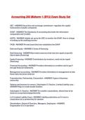 Accounting 200 Midterm 1 &lpar;BYU&rpar; Exam Study Set