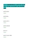 JLTV COMPREHENSIVE QUESTION BANK&NewLine;WITH TESTED SOLUTIONS AND REVIEW&NewLine;AIDS&NewLine;