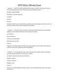 EPPP Ethics Ultimate Exam