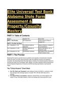 2026&sol;2027 S-Tier Master Blueprint&colon; Alabama State Farm KSAO & ALDOI Property&sol;Casualty Mastery Test Bank &lpar;19&plus; Elite Q&A&rpar;