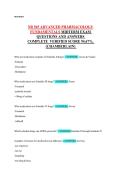 NR 565 Advanced Pharmacology Fundamentals Midterm Exam &ndash; Chamberlain University &ndash; Complete Verified Questions and Answers Study Guide