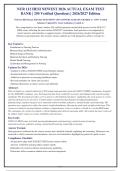 NUR 112 HESI Exam 2026-2027 QUESTIONS AND ANSWERS ALREADY GRADED A&plus;&period; 100&percnt; Verified&NewLine;Solutions &vert; Updated Per Latest Guidelines &vert; Graded A&plus;