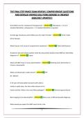 THE FINAL STEP PANCE EXAM REVIEW&vert; COMPREHENSIVE QUESTIONS AND DETAILED VERIFIED SOLUTIONS&vert;GRADED A&plus;&vert;NEWEST 2026&sol;2027 UPDATE&excl;&excl;&excl;&excl;