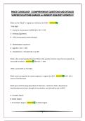 PANCE CARDIOLOGY &vert; COMPREHENSIVE QUESTIONS AND DETAILED VERIFIED SOLUTIONS&vert;GRADED A&plus;&vert;NEWEST 2026&sol;2027 UPDATE&excl;&excl;&excl;&excl;