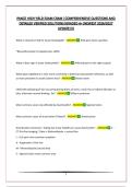 PANCE HIGH YIELD EXAM CRAM &vert;COMPREHENSIVE QUESTIONS AND DETAILED VERIFIED SOLUTIONS&vert;GRADED A&plus;&vert;NEWEST 2026&sol;2027 UPDATE&excl;&excl;&excl;&excl;
