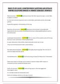 PANCE STUDY GUIDE &vert;COMPREHENSIVE QUESTIONS AND DETAILED VERIFIED SOLUTIONS&vert;GRADED A&plus;&vert;NEWEST 2026&sol;2027 UPDATE&excl;&excl;&excl;&excl;