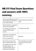 CHAMBERLAIN NR 511 EXAMS PACKAGE DEAL