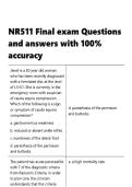 NR511 Final exam Questions and answers with 100- accuracy&period;