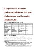 2026&sol;2027 S-Tier Master Test Bank&colon; Saskatchewan Land Surveying Boundary Law & SLSA Prep &lpar;29&plus; QA&rpar;