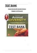 Test Bank for Animal Diversity 9th Edition by Cleveland P&period; Hickman &vert; Practice Questions & Verified Answers PDF &lpar;2026 Update&rpar;